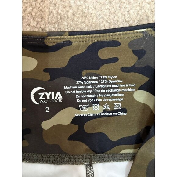Zyia Active Camo Leggings Size 2 - Picture 5 of 5